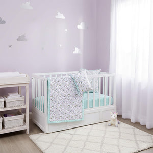 Juego de Cuna Cary bebé Unicornios 4 Piezas