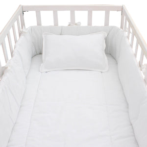 Juego de cuna Cary Lino 100% Algodón: calidad y estilo neutro en tu habitación