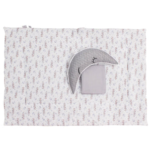 Edredon 70x100 cm Moon&Sheep Cary 3 Piezas Gris - Cary Bebé - 43ECVMSHP -