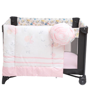 Edredon 70x100 cm Rose Cary 3 Piezas Rosa - Cary Bebé - 43ECVROSE -