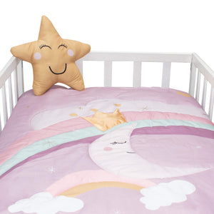 Edredon para Cuna Cary bebé Princesa Luna Lila 4 piezas - Cary Bebé - 33PRLUN -