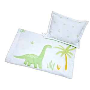 Edredon Cuna Cary Dino Brach 3 Piezas Verde