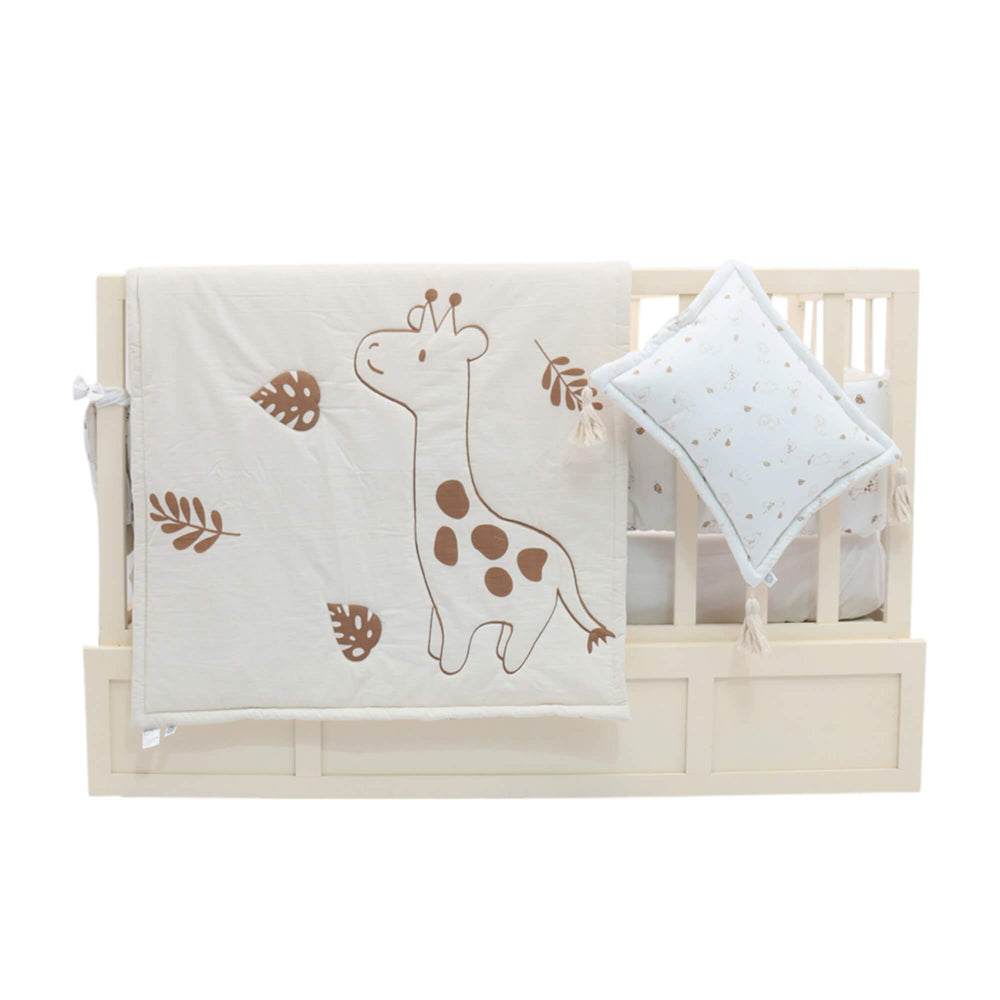 Juego de cuna Cary Jirafa 100% Algodón