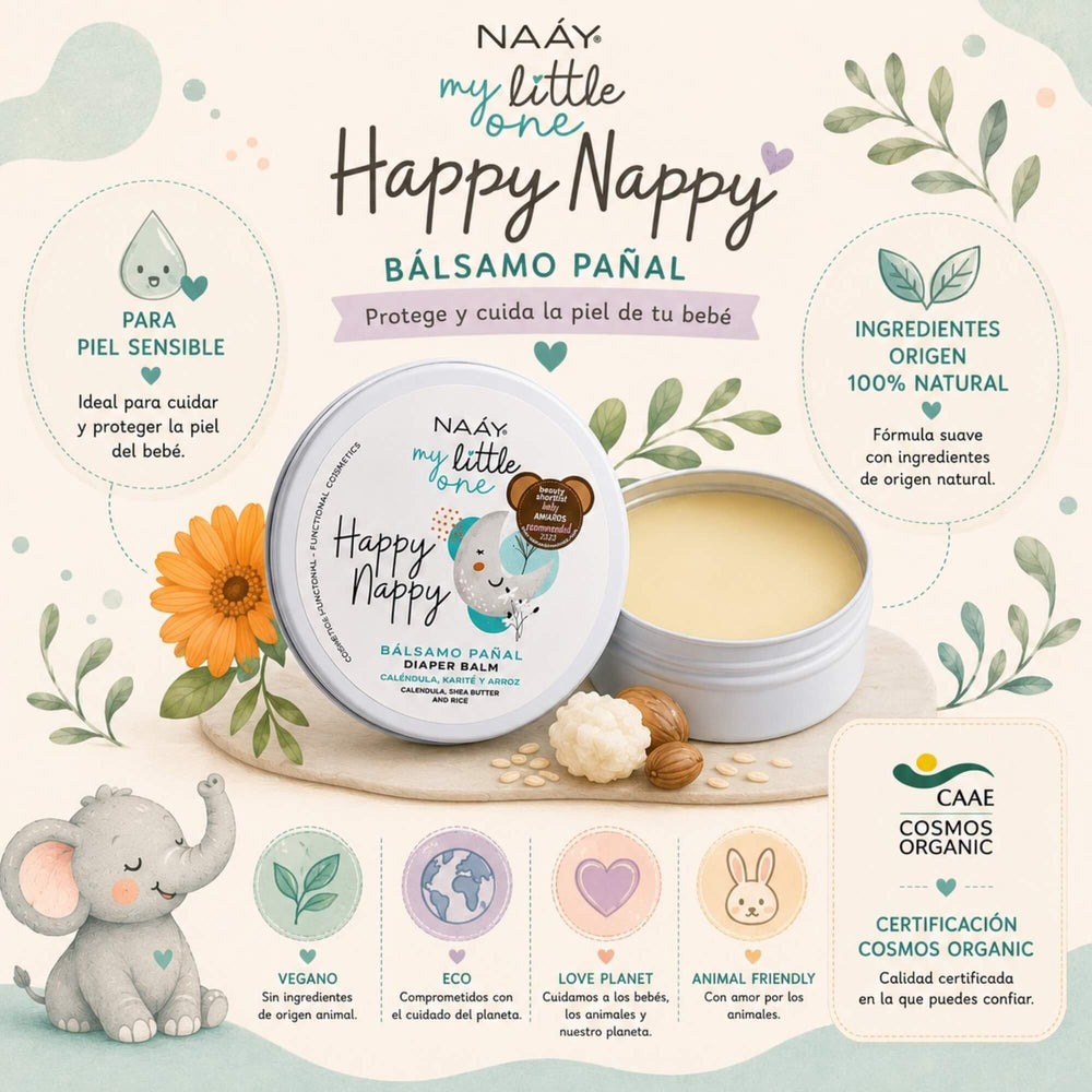 Bálsamo Pañal Happy Nappy 50 ml Sin Perfume | NAAY