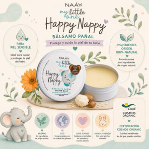 Bálsamo Pañal Happy Nappy 50 ml Sin Perfume | NAAY
