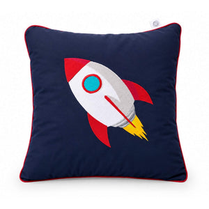 Cojín Decorativo Cary Rocket 38×38 cm | Funda Lavable