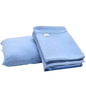 Juego de Sabanas Soft Jersey Azul claro - Cary Bebé - 3SABSFJY - 35585AC - Sábana Cuna