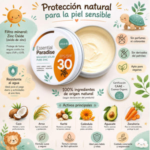 Bálsamo Solar Pure Zinc FPS 30 50 ml | NAAY My Little One