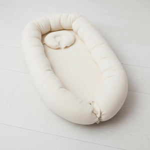 Nido Cama Colecho para Bebé 3 en 1 Jersey Beige de Cary: Descanso, Protección y Frescura