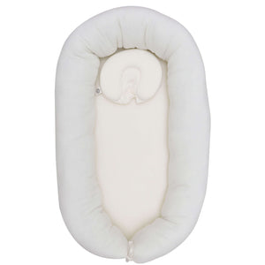 Nido Cama Colecho para Bebé 3 en 1 Jersey Beige de Cary: Descanso, Protección y Frescura - Cary Bebé - 54BBN3IN1BG - Nido