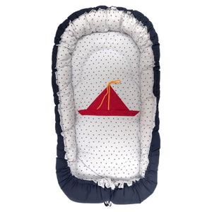 Nido Cama para bebe Cary Velero Azul Marino - Cary Bebé - 54BNVEL - Nido