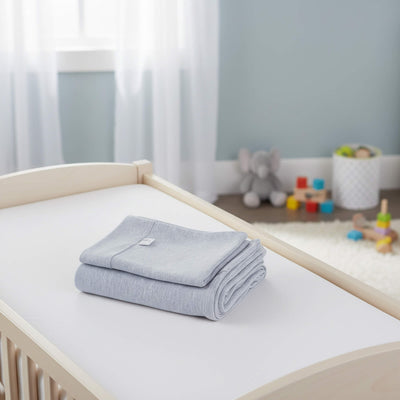 Juego de Sabanas Soft Jersey Gris Jaspe - Cary bebé Suaves y Frescas