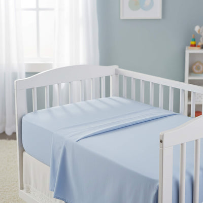 Juego de Sabanas para Cuna Cary bebé Smooth Colors Azul claro