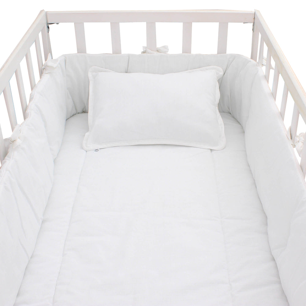 Juego de cuna Cary Lino 100% Algodón: calidad y estilo neutro en tu habitación
