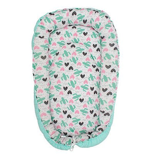 Nido Cama para bebe Cary Baby Cactus Rosa/Menta - Cary Bebé - BBNCACT - Nido