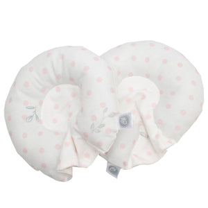 Pack Almohada Mollera Cary 2 Piezas Rose 18x20 cm Blanco - Cary Bebé - 05MROSE1820 - 